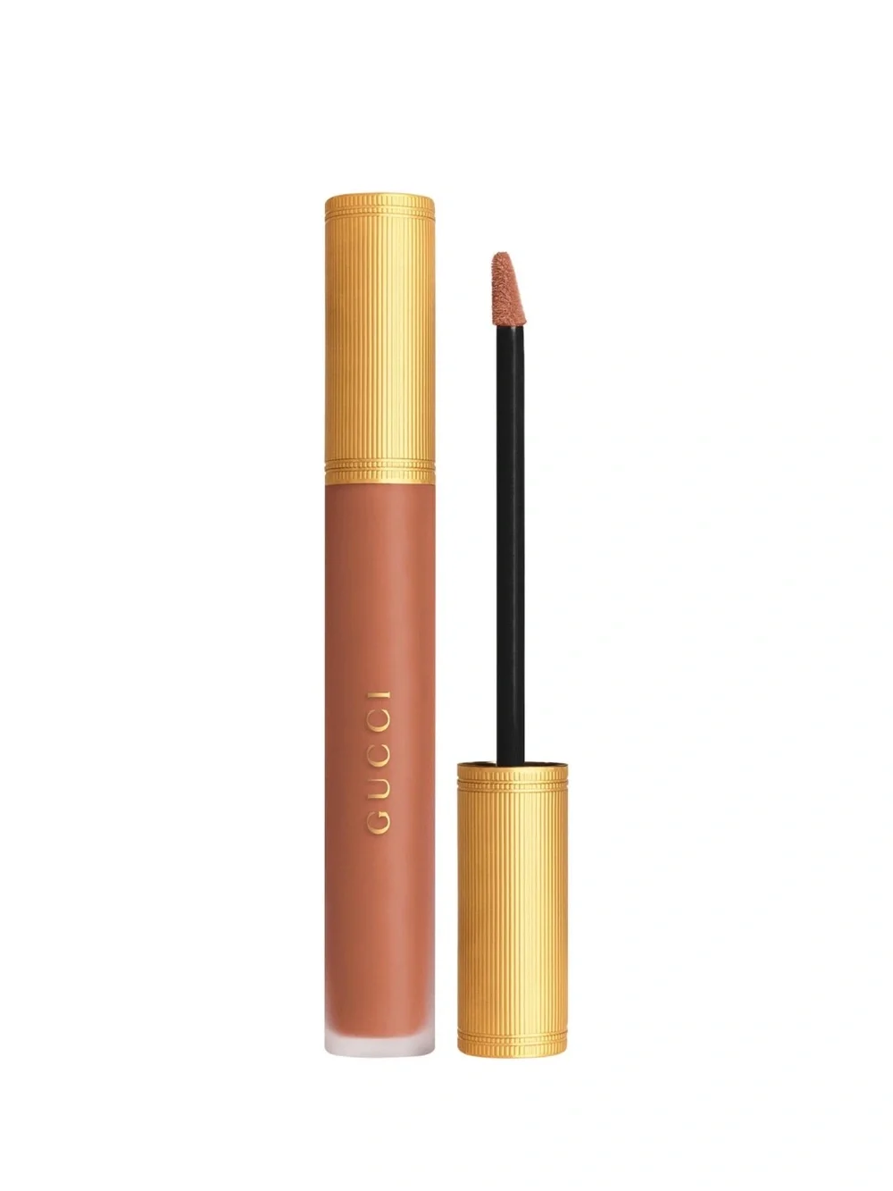Gucci Liquid Lipstick in May Peach- Orange